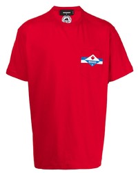 DSQUARED2 Logo Print Oversized T Shirt