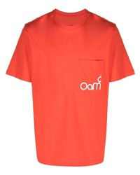 Oamc Logo Print Short Sleeved T Shirt