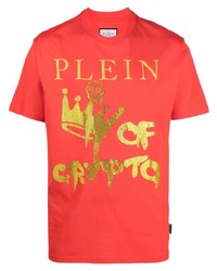 Philipp Plein Logo Print Short Sleeved T Shirt