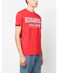 DSQUARED2 Logo Print T Shirt