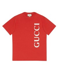 Gucci Logo Print T Shirt