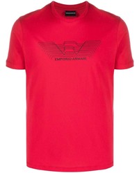 Emporio Armani Logo Print T Shirt