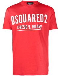 DSQUARED2 Logo Print T Shirt