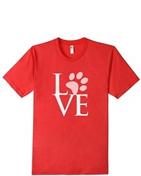 Love Paw Print T Shirt