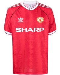 adidas Manchester United Logo Print T Shirt