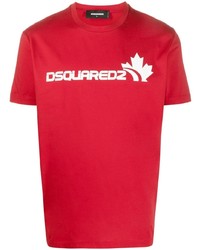 DSQUARED2 Maple Logo Print T Shirt