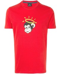 Paul Smith Monkey Print T Shirt