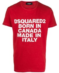 DSQUARED2 Motto Print T Shirt