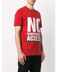 Neil Barrett No Unauthorised Access T Shirt