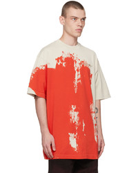 A-Cold-Wall* Off White Red Print T Shirt