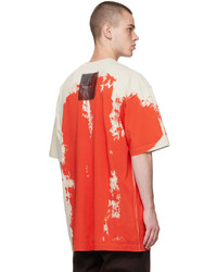 A-Cold-Wall* Off White Red Print T Shirt