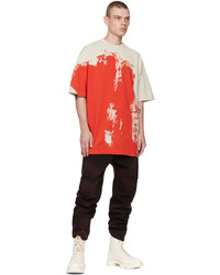 A-Cold-Wall* Off White Red Print T Shirt