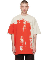 A-Cold-Wall* Off White Red Print T Shirt