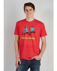 Out Of Print Apsco Novel Tee In Curious George