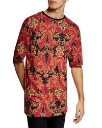Topman Oversize Fit Baroque T Shirt