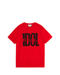 Gucci Oversize T Shirt With Billy Idol Print
