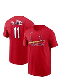 Nike Paul Dejong Red St Louis Cardinals Name Number T Shirt At Nordstrom