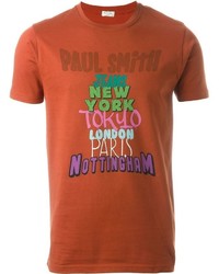 Paul Smith Jeans Front Print T Shirt