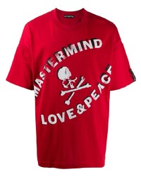 Mastermind Japan Peace Love Print T Shirt