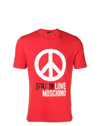 Love Moschino Peace Symbol T Shirt
