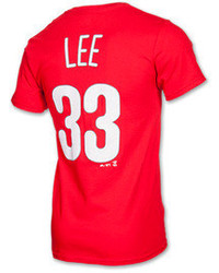 Majestic Philadelphia Phillies Mlb Cliff Lee Name And Number T Shirt