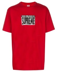 Supreme Print Detail T Shirt