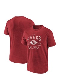 NFL X DARIUS RUCKE R Collection By Fanatics Scarlet San Francisco 49ers T Shirt