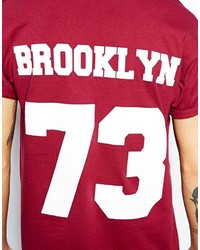 Reclaimed Vintage Baseball T Shirt With Brooklyn Back Print