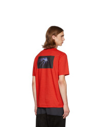 Undercover Red A Orange Print T Shirt