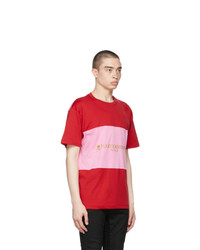 Mastermind World Red And Pink Horizontal T Shirt