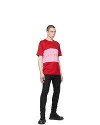 Mastermind World Red And Pink Horizontal T Shirt