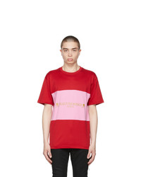 Mastermind World Red And Pink Horizontal T Shirt