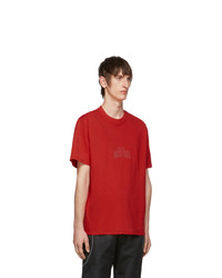 all in Red Arc Outline T Shirt