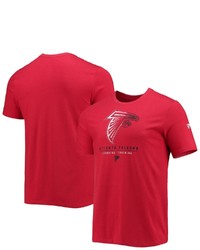 New Era Red Atlanta Falcons Combine Authentic Go For It T Shirt