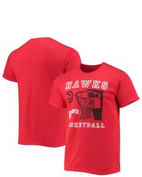 Junk Food Red Atlanta Hawks Slam Dunk T Shirt