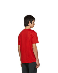Versace Red Bandana Medusa T Shirt