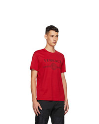 Versace Red Classic Medusa Taylor T Shirt