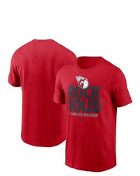 Nike Red Cleveland Guardians Rock Solid T Shirt