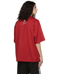 Mastermind Japan Red Cotton T Shirt
