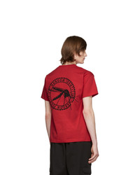 Random Identities Red Embroidered T Shirt