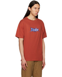 Dime Red Ghostly Font T Shirt