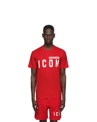 DSQUARED2 Red Icon T Shirt