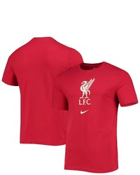 Nike Red Liverpool Evergreen Crest Logo T Shirt At Nordstrom