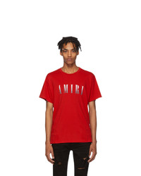 Amiri Red Logo Core T Shirt