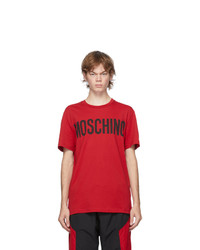 Moschino Red Logo T Shirt