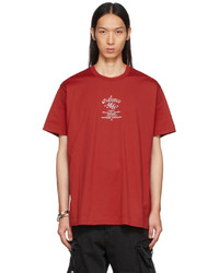 Givenchy Red Logo T Shirt