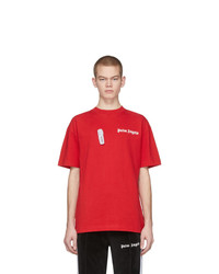 Palm Angels Red New Basic T Shirt