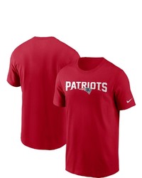 Nike Red New England Patriots Team Wordmark T Shirt At Nordstrom