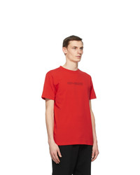 Off-White Red Pascal Painting T Shirt