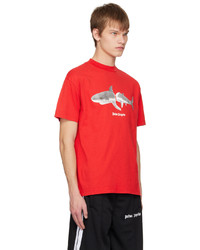 Palm Angels Red Shark T Shirt